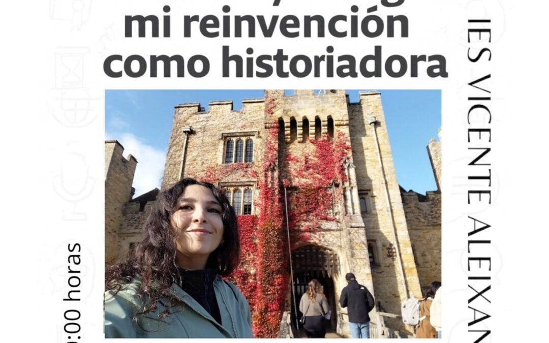 Charla inspiradora de María Grove: “Historia y código: mi reinvención como historiadora”