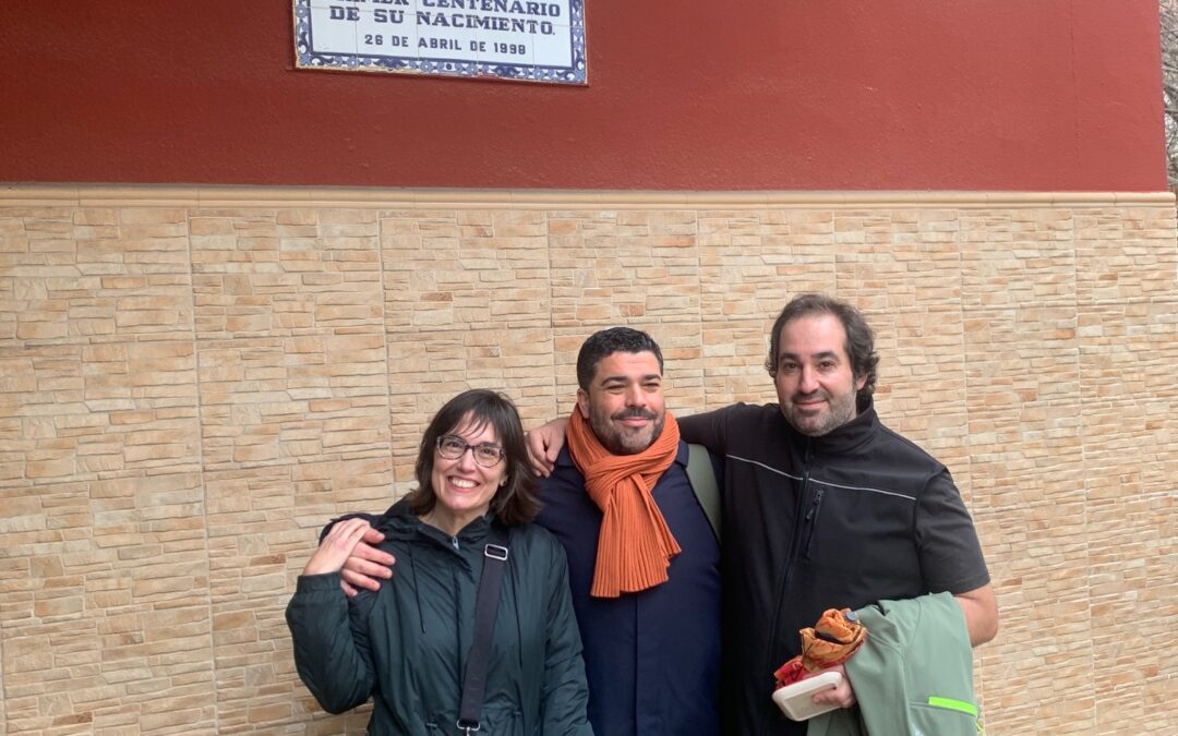 Vita Lirola, Raúl Moreno y Antonio Navarro volvieron a su instituto